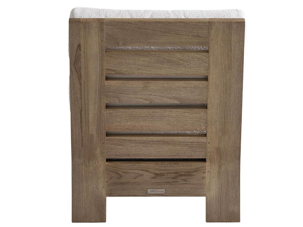 Coastal Living Outdoor - Saratoga Sectional Armless Chair - Warm Weathered Teak - U423510XC veiw 3