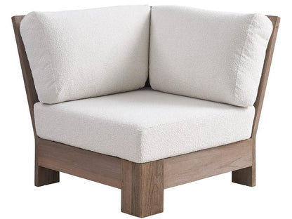 Coastal Living Outdoor - Saratoga Sectional Corner - Warm Weathered Teak - U423510CC veiw 1