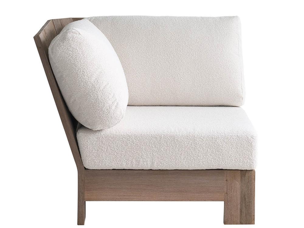 Coastal Living Outdoor - Saratoga Sectional Corner - Warm Weathered Teak - U423510CC veiw 2