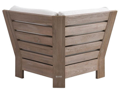 Coastal Living Outdoor - Saratoga Sectional Corner - Warm Weathered Teak - U423510CC veiw 3