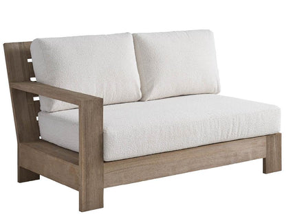 Coastal Living Outdoor - Saratoga Sectional Loveseat LAF - Warm Weathered Teak - U423510LL veiw 1