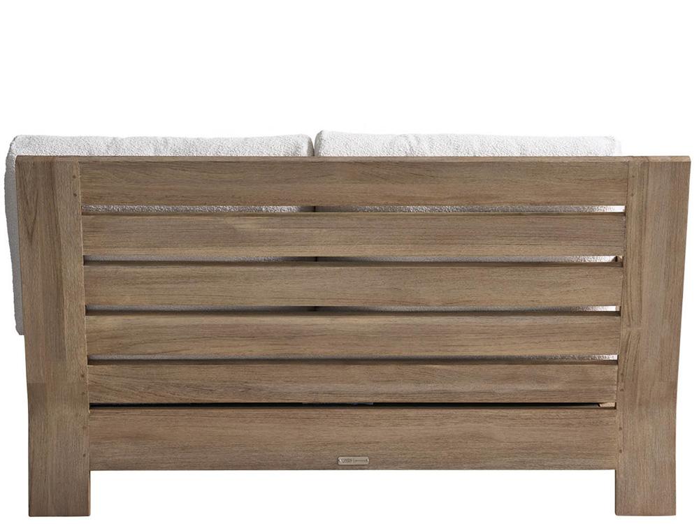 Coastal Living Outdoor - Saratoga Sectional Loveseat LAF - Warm Weathered Teak - U423510LL veiw 3