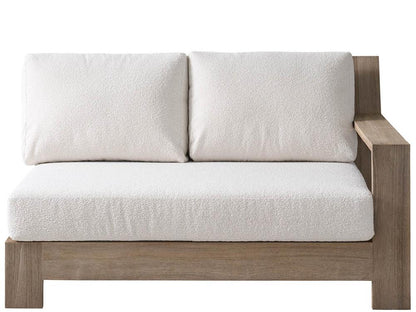 Coastal Living Outdoor - Saratoga Sectional Loveseat RAF - Warm Weathered Teak - U423510RL veiw 2