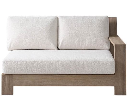 Coastal Living Outdoor - Saratoga Sectional Loveseat RAF - Warm Weathered Teak - U423510RL veiw 2