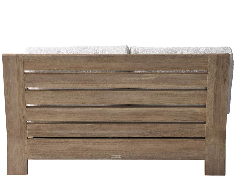 Coastal Living Outdoor - Saratoga Sectional Loveseat RAF - Warm Weathered Teak - U423510RL veiw 3