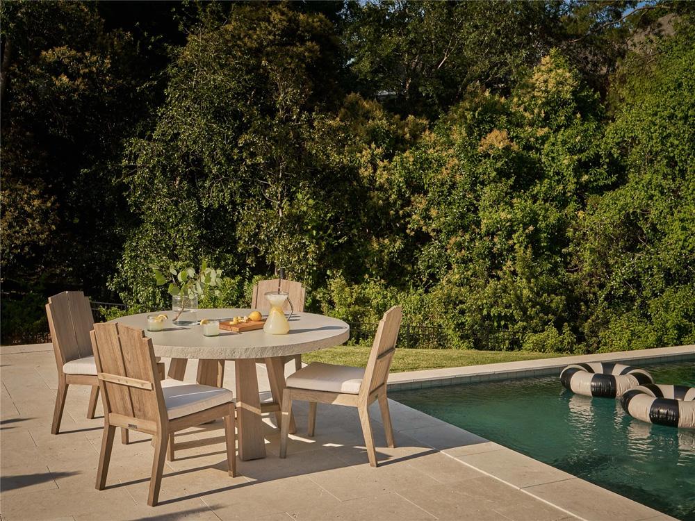 Coastal Living Outdoor - Saratoga Side Chair - Warm Weathered Teak - (Set of 2) - U423624 veiw 5