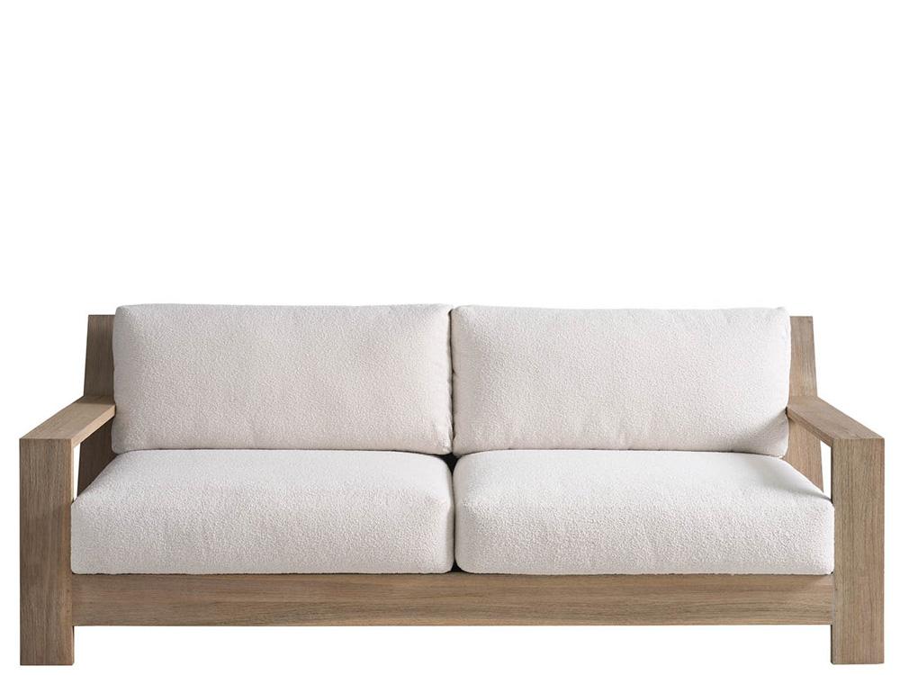 Coastal Living Outdoor - Saratoga Sofa - Warm Weathered Teak - U423501 veiw 2
