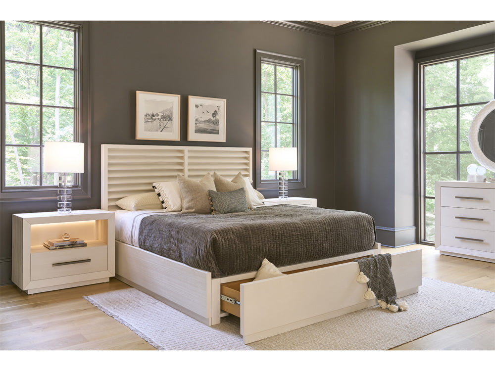 Coastal Living - Shoreline Panel Storage Bed Queen - White Pine - U533A250SB view 6