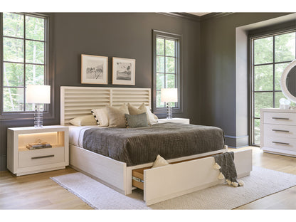 Coastal Living - Shoreline Panel Storage Bed Queen - White Pine - U533A250SB view 6