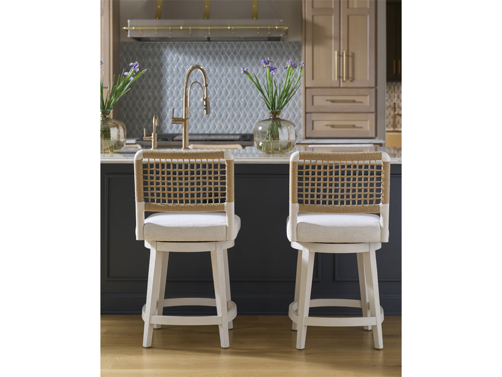 Coastal Living - Shoreline Swivel Counter Stool - Shoreline White - U533A604 view 5