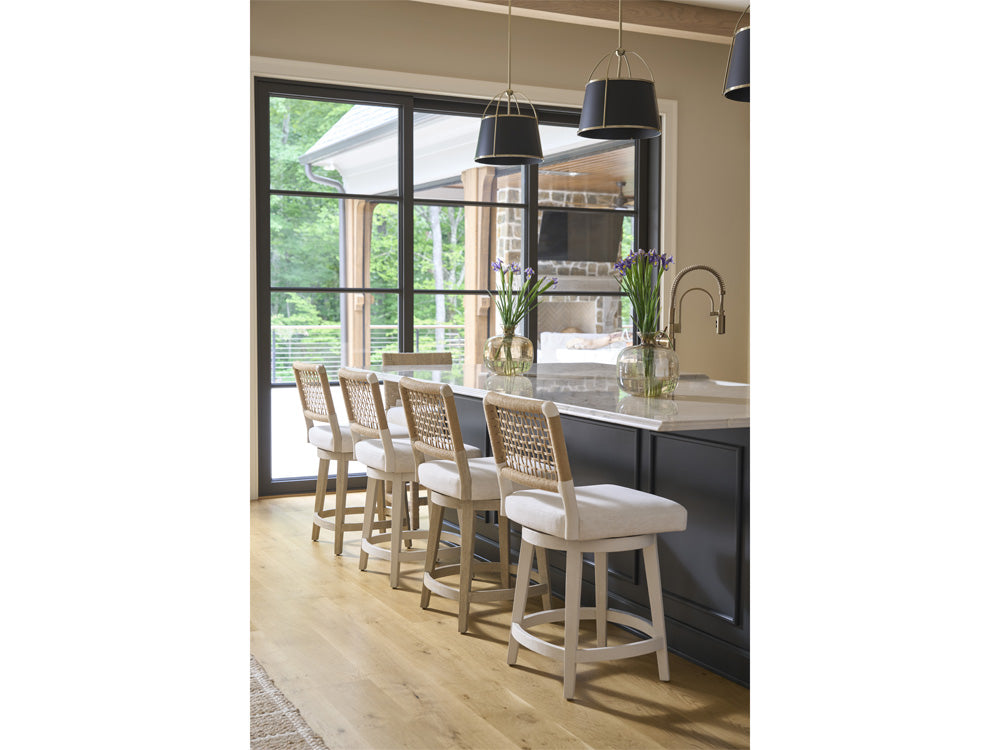 Coastal Living - Shoreline Swivel Counter Stool - Shoreline White - U533A604 view 6