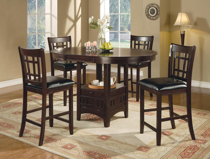 Coaster - Lavon 24in Bar Stool in Cappuccino Finish (Set of 2) - 102889 veiw 2