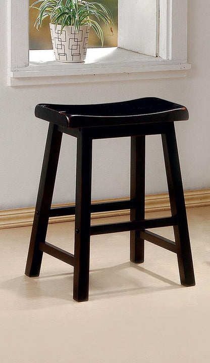 Coaster - Durant 24inH Counter Height Stool (Black) (Set of 2) - 180019 veiw 1