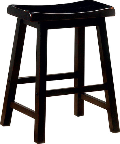 Coaster - Durant 24inH Counter Height Stool (Black) (Set of 2) - 180019 veiw 2