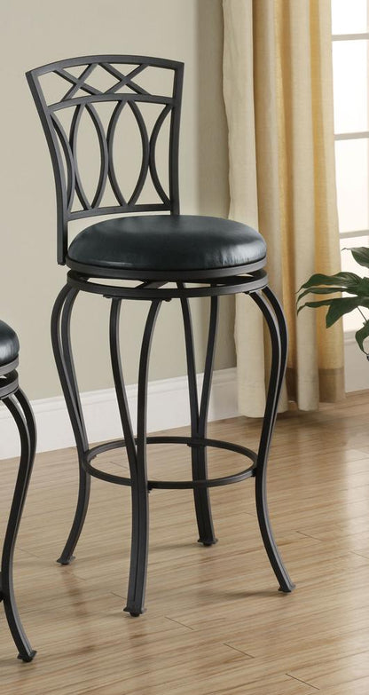 Coaster - Adamsville 29inH Bar Stool (Black) - 122060 veiw 1