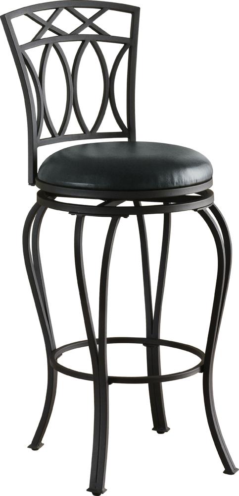 Coaster - Adamsville 29inH Bar Stool (Black) - 122060 veiw 2