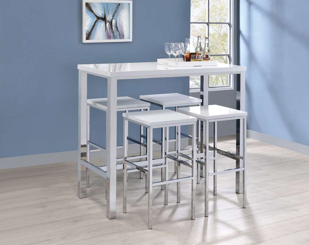 Coaster Natividad 5 Pc Bar Set