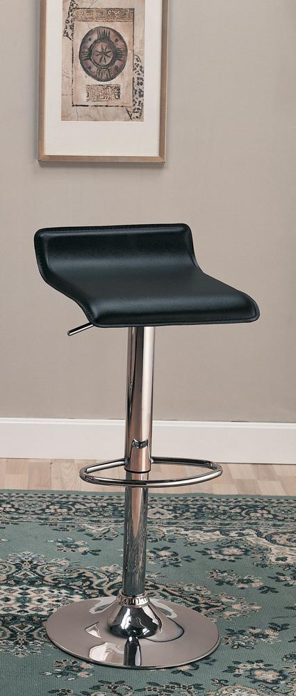 Coaster - Bidwell Adjustable Bar Stool (Black) (Set of 2) - 120390 veiw 1