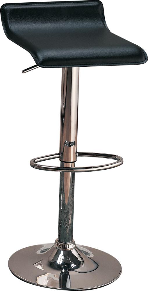 Coaster - Bidwell Adjustable Bar Stool (Black) (Set of 2) - 120390 veiw 2