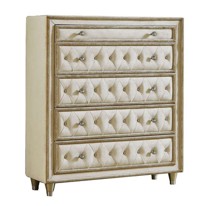 Coaster -  Antonella California King Bed 5 Pc Set - 223521KW-S5 veiw 5