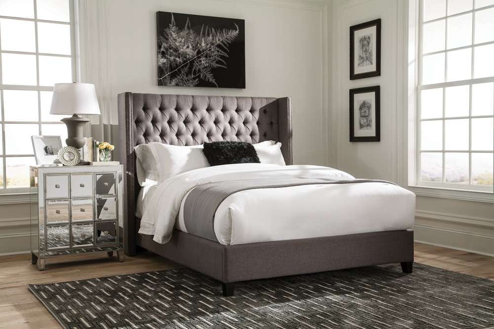 Coaster -  Bancroft Upholstered Bed E King Bed - 301405KE veiw 2