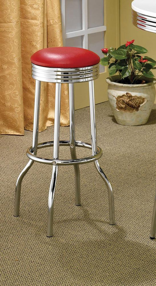 Coaster - Hopkins Bar Stool (Red) (Set of 2) - 2299R veiw 1