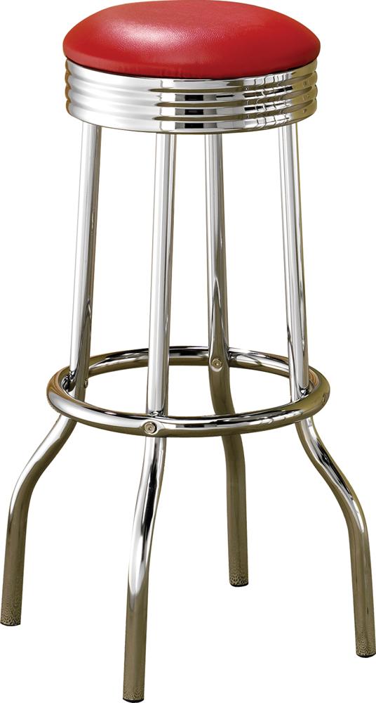 Coaster - Hopkins Bar Stool (Red) (Set of 2) - 2299R veiw 2