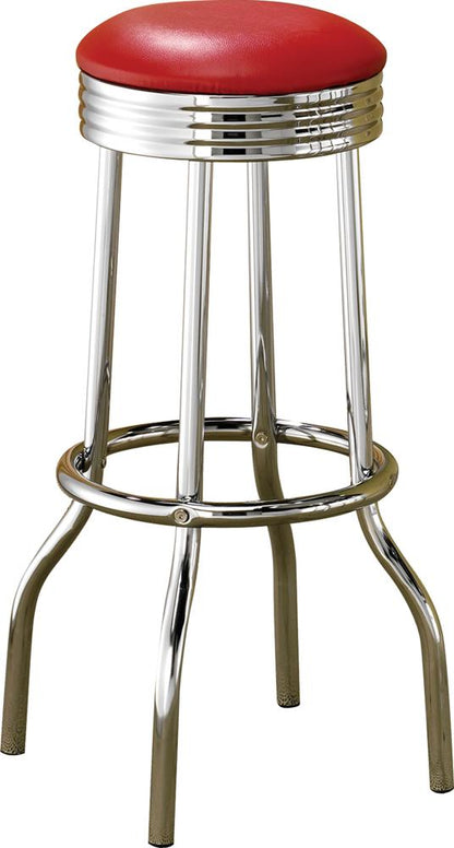 Coaster - Hopkins Bar Stool (Red) (Set of 2) - 2299R veiw 2