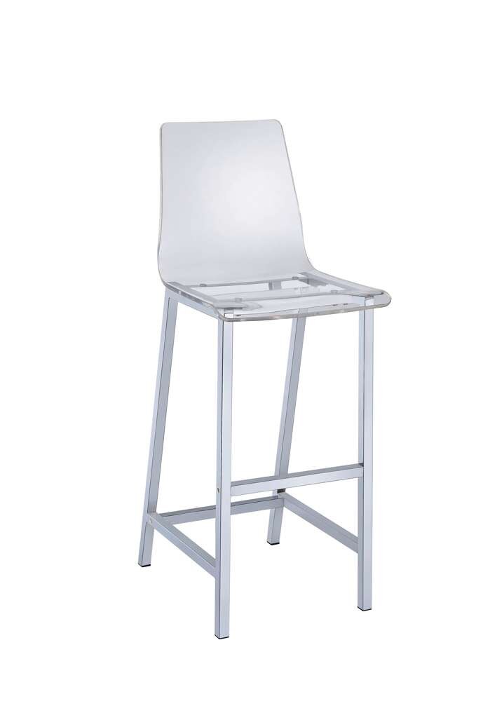 Coaster - Juelia Bar Stools: Metal Fixed Height Bar Stool - 100295 (Set of 2) veiw 2