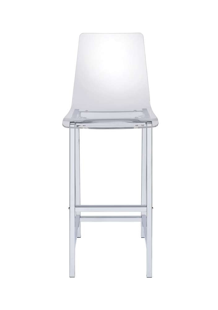 Coaster - Juelia Bar Stools: Metal Fixed Height Bar Stool - 100295 (Set of 2) veiw 3