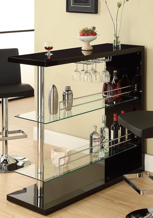 Coaster - Prescott Bar Table (Black) - 100165 veiw 1
