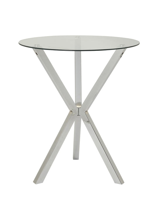 Coaster - Denali Bar Table (Chrome) - 100186 veiw 1