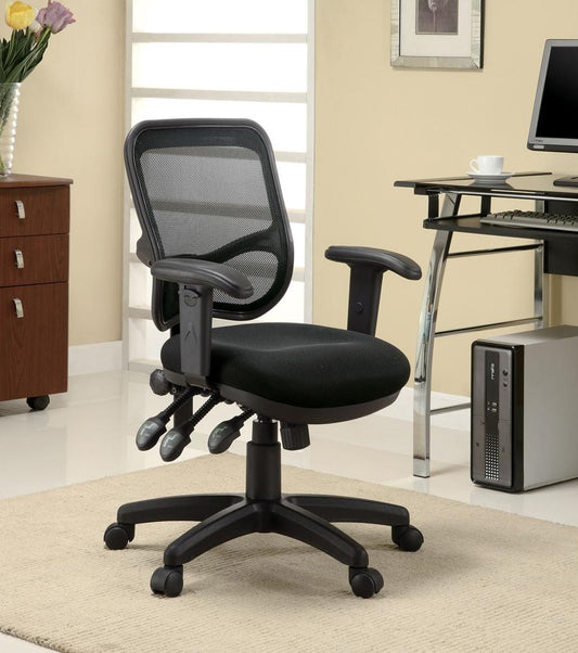 Coaster - Rollo Black Mesh Back Office Chair - 800019 veiw 1