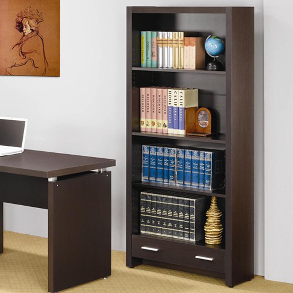 Coaster - Skylar Bookcase (Cappuccino) - 800905 veiw 1