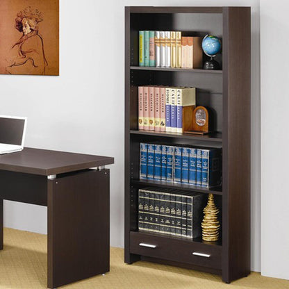 Coaster - Skylar Bookcase (Cappuccino) - 800905 veiw 1