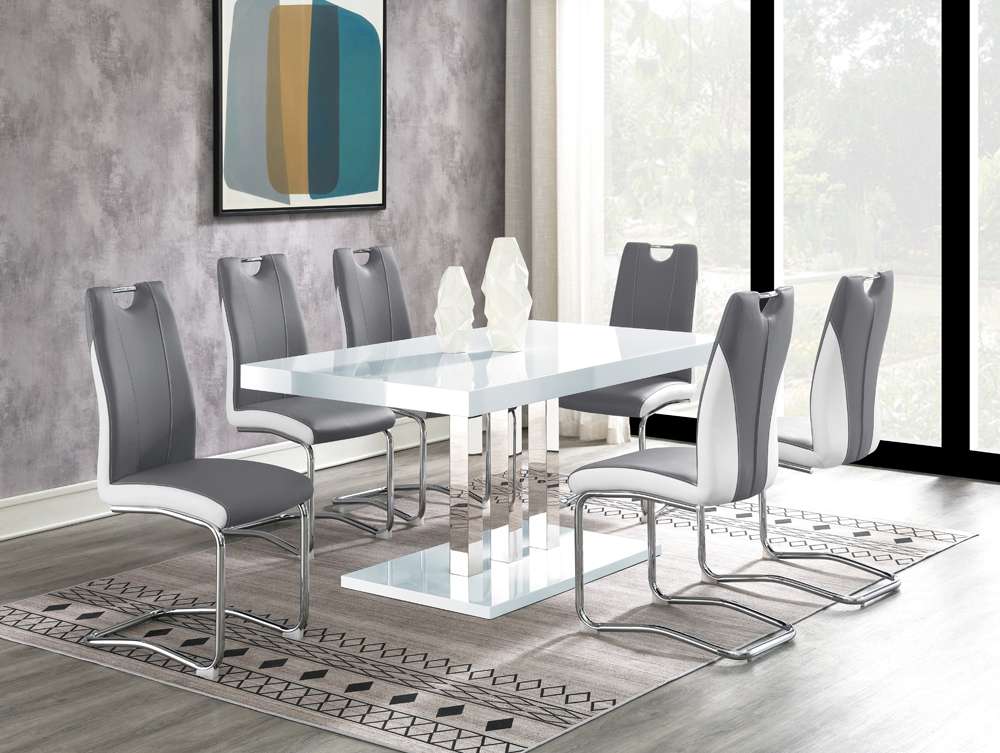 Coaster -  Brooklyn Dining Table 5 Pc Set - 193811-S5 veiw 3