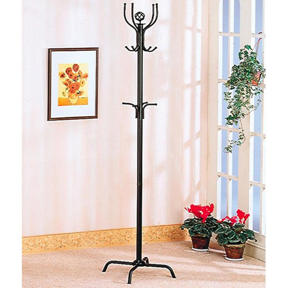 Coaster - Collier Coat Rack (Satin Black) - 2019 veiw 1