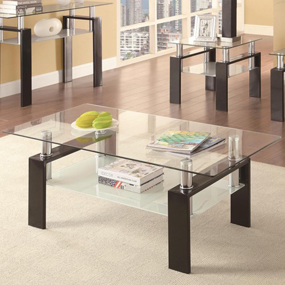 Coaster - Dyer Coffee Table (Black) - 702288 veiw 1
