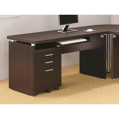 Coaster - Skylar Computer Desk (Cappuccino) - 800891 veiw 2