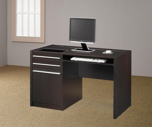 Coaster - Halston Connect - It Desk (Cappuccino) - 800702 veiw 1