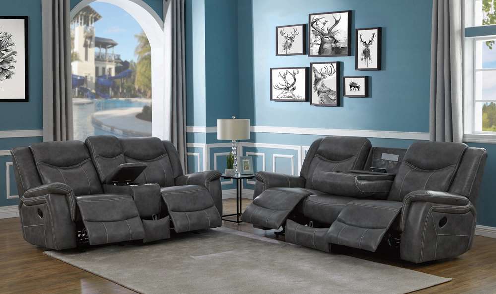 Coaster -  Conrad Motion Glider Loveseat - 650355 veiw 4
