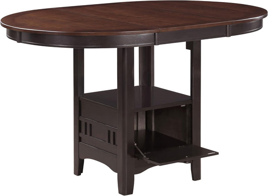 Coaster - Lavon Counter Height Table (Light Chestnut/Espresso) - 105278 veiw 1