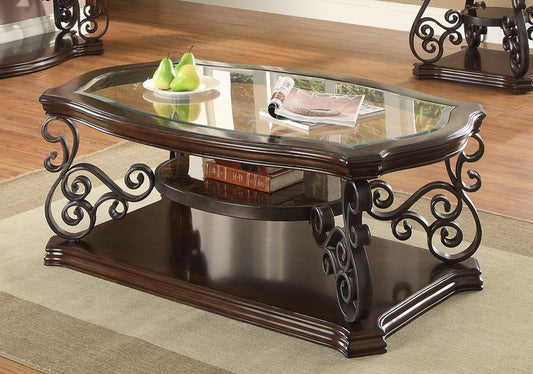 Coaster - Laney Dark Brown Coffee Table - 702448 veiw 1