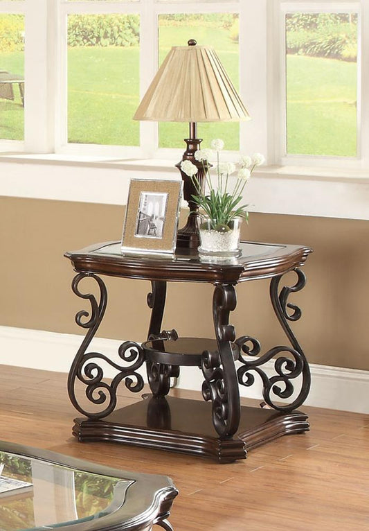 Coaster - Laney Dark Brown End Table - 702447 veiw 1