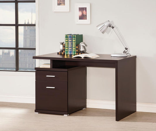 Coaster - Irving Desk (Cappuccino) - 800109 veiw 1