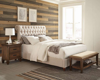 Coaster -  Devon Upholstered Bed E King Bed - 300525KE veiw 2