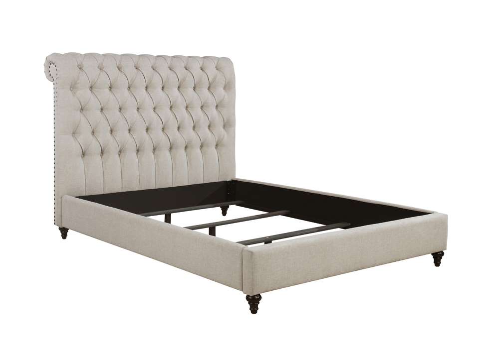 Coaster Devon Upholstered Bed - Thumbnail 2