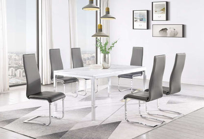 Coaster - Montclair Dining Chair (Set of 4) - 100515GRY veiw 4