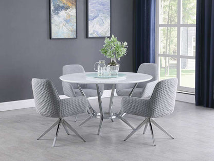 Coaster - Abby  Dining Table 5 Pc Set - 110321 - S5 veiw 1