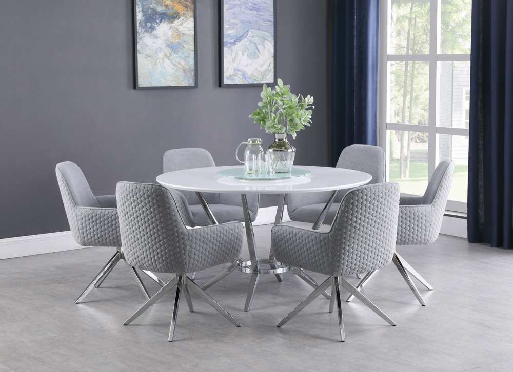 Coaster - Abby  Dining Table 5 Pc Set - 110321 - S5 veiw 2